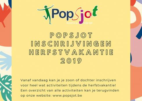 Popsjot herfstvakantie 2019